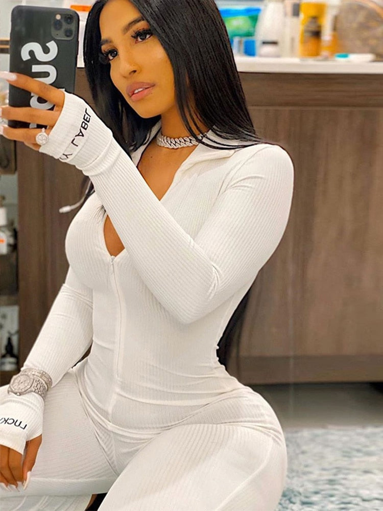 Ribbed Turtleneck Jumpsuit Ribbed Turtleneck Jumpsuit